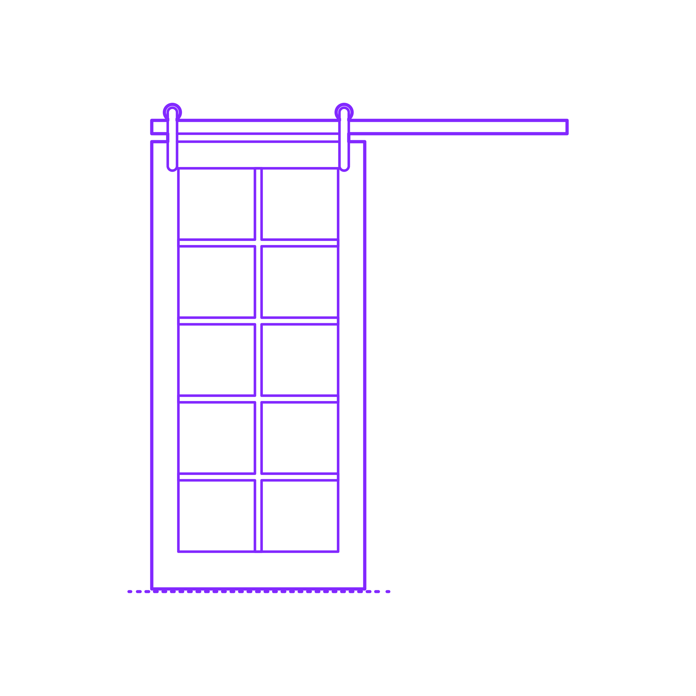 Buildings Surface Mounted Doors Single Glass Grid 10 Panels Sketch Svg Vector Free Vectors